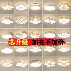 Led Creative Master Bedroom Light, Simple Modern Living Room and Dining Room Round Light, Household Self-Built Room Ceiling Lighting Fixtures Collection