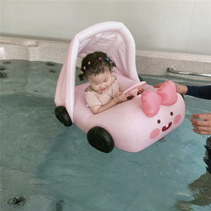 INS Korean car with a puffing sunny seat infant anti-sideways rolled over the ring baby swimming rot thickened 1-3-5 years old