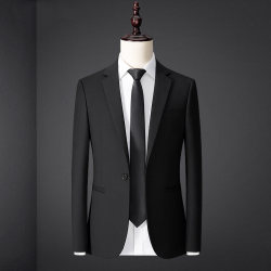 2025 Spring and Autumn Non-Iron Suit Set for Men, Business Formal Wear, Professional Jacket, Korean Style Slim Fit, Wedding Plus Size Small Suit