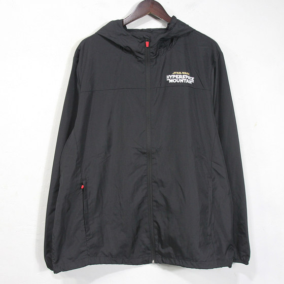 
American Star Wars Hooded Sports Jacket ~ Foreign Trade Spring and Summer Thin Printed Loose Large Size Windproof Jacket for Men