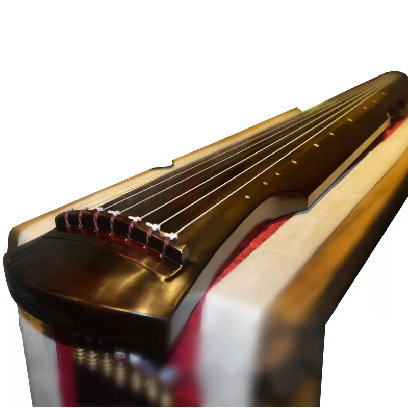 Fuxi Guqin 7 弦桐古琴楽器ブラックブラウン手作り初心者伝統的な中国