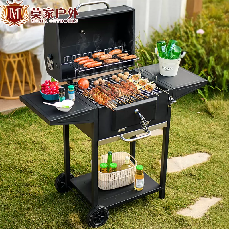 コンロ bbq 大型オーブングリル 【キャンバス】 烧烤炉 👝 焚き火台