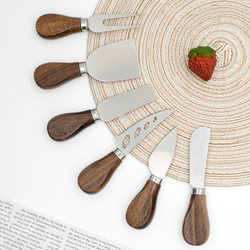 Wooden Handle Butter Knife Jam Spreader Cheese Spreader Peanut Butter Spreader Bread Toast Spreader Butter Knife