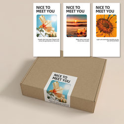 ins Healing Rectangle Sealing Stickers Airplane Box Thank You Stickers Gift Box Sealing Stickers Gift Decoration Packaging Seals