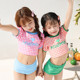 2025 new style girls summer girls swimsuits baby fashionable swimsuit split internet celebrity bikini children swimsuit