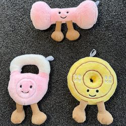 Fun dumbbell pendant kettlebell doll keychain girl