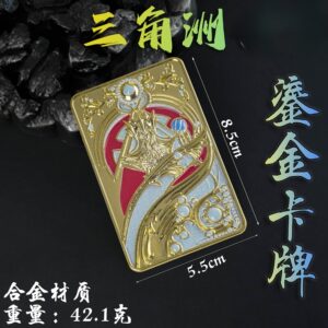 
Delta surrounding gilt card model big red material collection alloy boy toy birthday gift