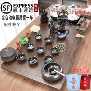 Bộ trà, bàn trà, ấm đun nước, đáy tích hợp có nước, tách trà kung fu văn phòng tại nhà, khay trà, bộ hoàn chỉnh, đơn giản