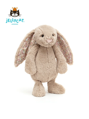 Jellycat, бежевый плюшевый кролик, игрушка, мягкая кукла, Великобритания