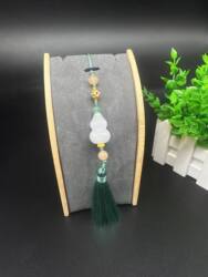 2023 New Model Gold Silk Jade Gourd Car Hanging Ornament High-End Car Decoration Pendant for Men and Women