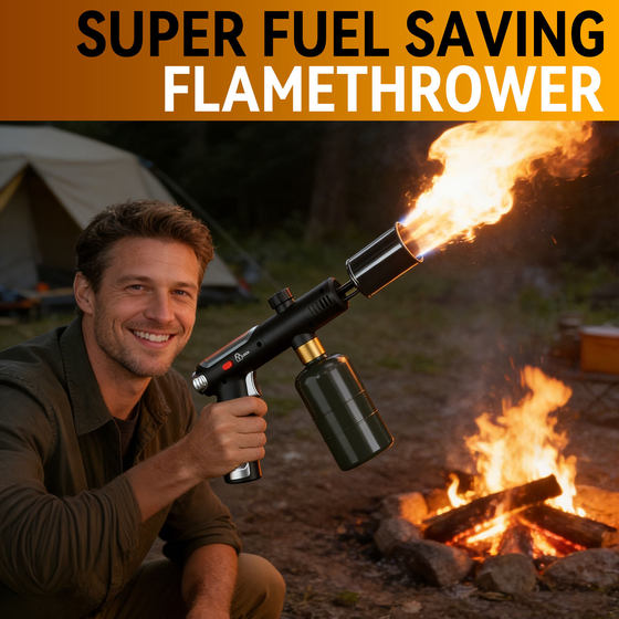 
Cross-border hot model high-power mountain tank propane flamethrower outdoor camping barbecue fierce flamethrower blue fire straight shot