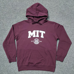 2022 Spring, Autumn, and Winter Thin/Plush Mit (Massachusetts Institute of Technology) Hooded Loose-Fit School Uniform Thick College Sweatshirt