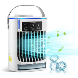 Cross-border new air cooler desktop water cooling fan USB refrigeration air conditioner household small air cooler humidifier