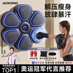 Smart Music Boxing Wall Target for Home Use, a Stress-Relief Tool for Adults and Children, Indoor Fitness Boxing Training Equipment