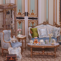 Baroque series furniture finished products microscope