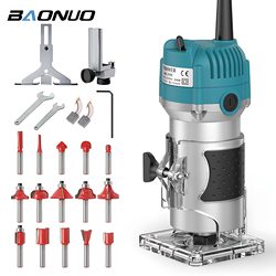 Cross-Border Trimming Machine, Electric Woodworking Tool for Carving, Drilling, Slotting, Multifunctional Small Edge Chamfering and Beveling Electric Wood Edge Grinding Machine