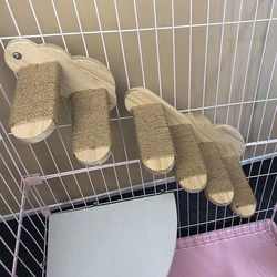 Wall-Mounted Cat Cloud Ladder, Solid Wood Cat Cage, Wall-Mounted DIY Nail-On Pine Wood Cat Wall Climbing Frame, Multifunctional