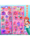 Mermaid princess changing cartoon girls change clothes and paste three -dimensional bubble stickers Put clothes Children's toys

