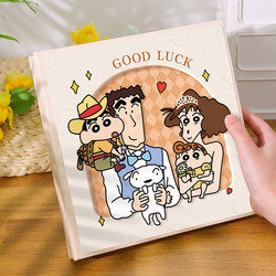 Crayon Shin-Chan DIY Handmade Laminated Photo Album Commemorative Book 5-Inch 6 Photo Storage 3inch Growth Record Book