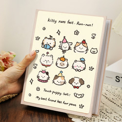 5 Cute Kitten Polaroid Photo Albums, Photo Storage Collection Albums, Card Albums, Large-Capacity Plastic-Sealed Commemorative Albums 33466