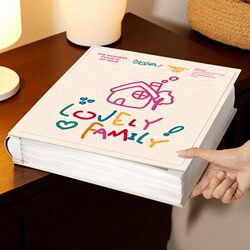 Photo Album, Family Memory Book, Large-Capacity Insert-Type, 56inch Photos, Mixed Collection of Baby and Children's Photos, High-End