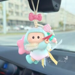 Authentic Yoyo-Chan Cute Cartoon Aromatherapy Car Hanging Doll Car Decoration Pendant New Car Gift for Girls and Best Friends