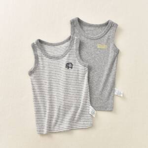 
Boys' pure cotton vest Class A non-fluorescent export Japanese children's pure cotton summer all-match base elephant vest