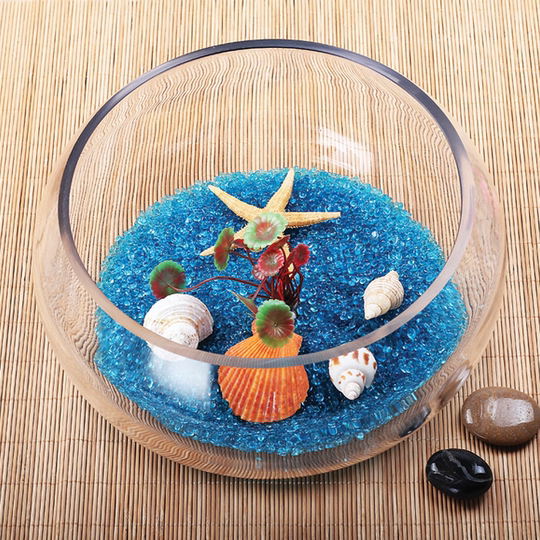 Mini Fish Tank Aquarium Betta Box Transparent Arcy... - Grandado