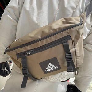 
Adidas large waist bag for men and women spring new large capacity single-shoulder backpack travel commuter crossbody bag IW9803