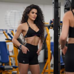 Super Sexy Bombshell Thin Strap Beautiful Back Peach-Shaped Butt-Enhancing Sports Fitness Shorts with V-Shaped Back Underwear Tight-Fitting Set