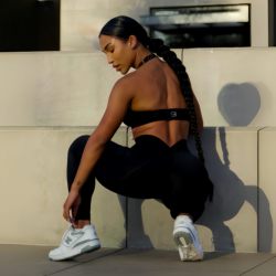 Comfortable and Soft Bombshell V-Waist Peach Butt-Enhancing Fitness Pants Underwear Beautiful Back Sports Set