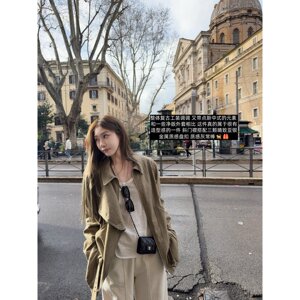
ski by Tannin Chitu San Marino design aircraft buckle loose diagonal placket plate button washed jacket spring
