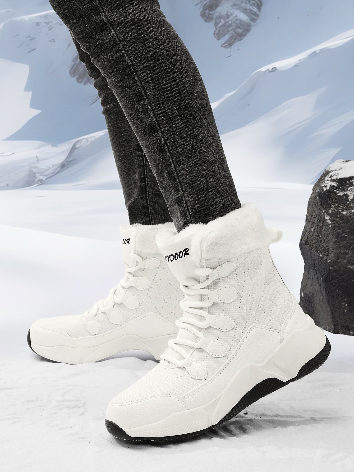 Snow Boot Botas De Nieve Para Mujeres Nieve Mujer Botas De Agua