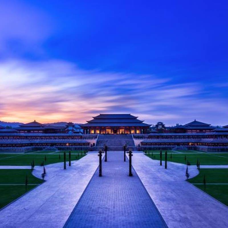 杭州出发金华横店影视城纯玩一日游广州香港路秦王宫明清宫苑