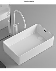 Side-Mounted Sink with Drainage on the Left and Right Sides for Balcony Washing Machine, Household Bathroom Washbasin