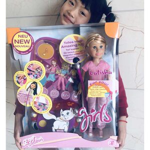 
69 European and German quality! Xiafu simulated soft rubber doll girl princess super large luxury gift set
