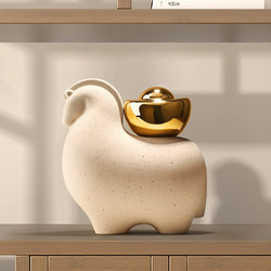 Get Rich Immediately Ornaments, New Chinese-Style Living Room Tv Cabinet, Wine Cabinet, Office Desktop Decorations, Opening and Housewarming Gifts