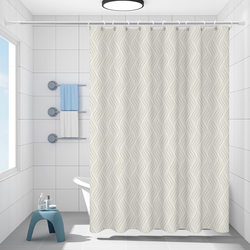Thickened Bathroom Shower Curtain Set, Waterproof and Mildew-Proof, No-Drill Shower Curtain, Partition Curtain, Door Curtain, Window Hanging Curtain