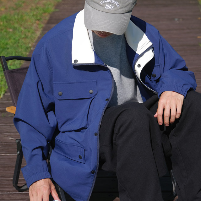 
OBSERVER LAB SSA Multi-Pocket Contrast Color Outdoor Functional Leisure Lightweight Jacket Jacket