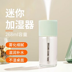 Mini USB Air Humidifier for Home Bedroom and Office Desk, Air Purification, Atomization and Hydration, Car-Mounted Sprayer