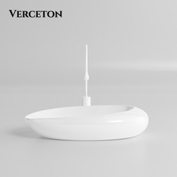 Scandinavian Creative Countertop Basin Triangle Wash Basin Single Basin Special-Shaped Wash Basin Countertop Basin Balcony Oval Wash Basin