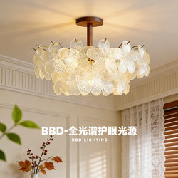French-Style Light Luxury Bedroom Chandelier, High-End Mid-Century Style Living Room Lamp, Modern Floral Dining Room Lamp, 2026 New Model