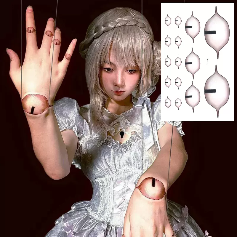 防水防汗COS纹身贴仿真纹身贴适用于人偶BJD关节Y38关节纹身贴