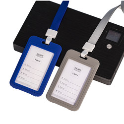 Double-Sided Card Holder, Work Badge Holder, Id Card Holder, Work Permit Badge, Access Control Badge, School Badge, Meal Card Holder, Employee Badge, Name Badge