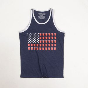 It's so beautiful! Fashion printed word sweat vest summer sports loose casual fitness home bottoming shirt men's clothing