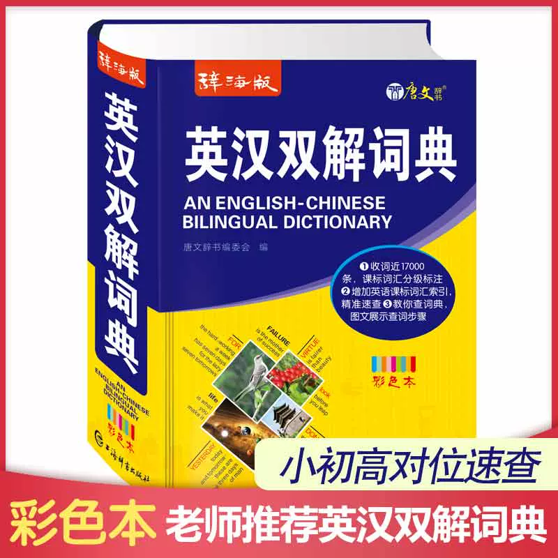 辞海版中小学生英汉双解词典初高中生多功能英语字典中英文互译-Taobao