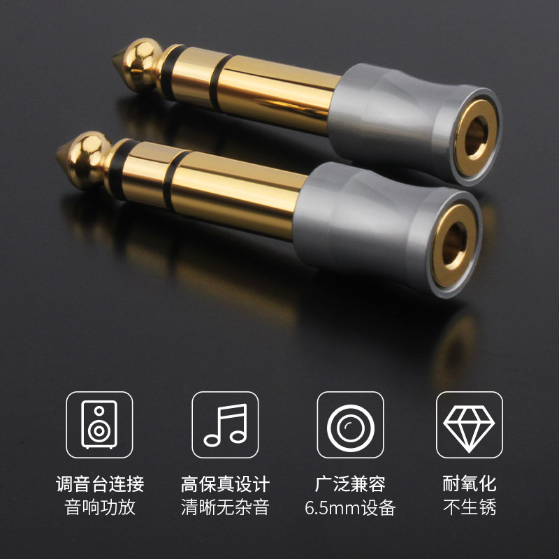 Vkander Adattatore Audio 3.5 Mm Angolo Retto – 2 Pezzi Convertitore Jack Per Cuffie E Microfono, Placcato Oro, Metallico