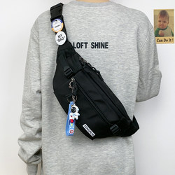 Chest Bag for Men and Women ins Trendy Brand Sports Simple Shoulder Bag Casual Japanese Style Waist Bag Fashion Street Crossbody Small Backpack