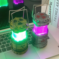 Outdoor lantern atmosphere light network nuclear energy radiation night light portable small toys desktop room bedroom decorations
