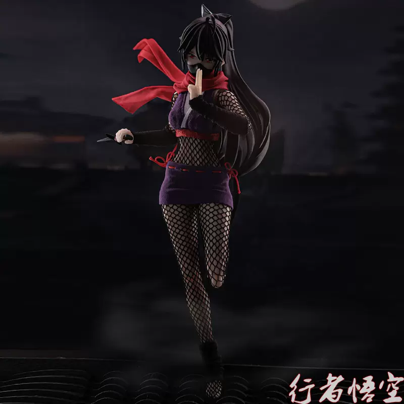 HASUKI萩Pocket Art神猫跳动1/12女忍者武士6寸可动人偶手办模型-Taobao